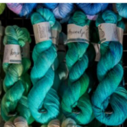 Hand geverfde MERINO/fingering