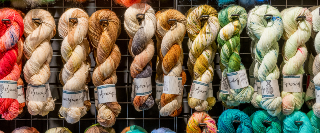 Hand geverfde MERINO/fingering