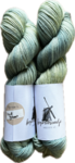 Koperdraadje merino sok DK &quot;oud groen&quot;