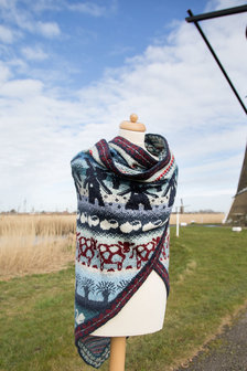 Koperdraadje Kinderdijk Shawl