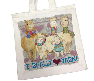 Emma Ball, Canvas tas 100 % katoen maat 38 x 37 cm