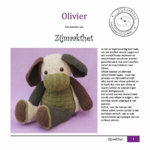 Zijmaakthet Boekje breipatroon Olivier