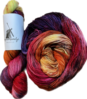 Koperdraadje merino glitter sok Discobal