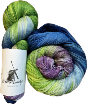 Koperdraadje merino sok kleur "hortensia"