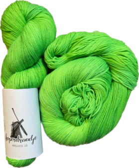 Koperdraadje merino sok kleur "gifkikker"