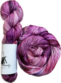 Koperdraadje merino sok "Petunia"