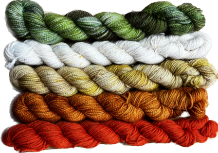 Koperdraadje merino sok mini set 4