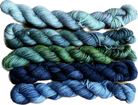 Koperdraadje merino sok set 6