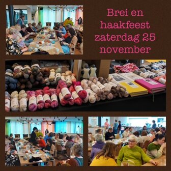 Uitverkocht!   Entree ticket Brei en haak feestje! 