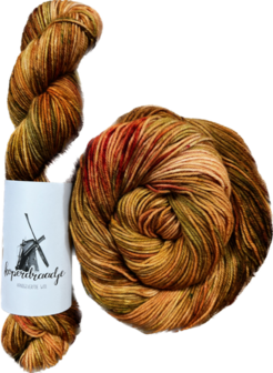 Koperdraadje merino sok DK herfstbos