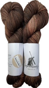 Koperdraadje merino sok Chocolade