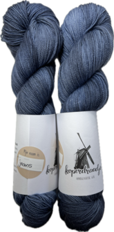 Koperdraadje merino sok Jeans