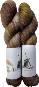 Koperdraadje merino sok Kastanje