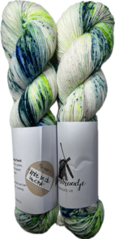 Koperdraadje merino sok Lente in de lucht