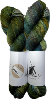 Koperdraadje merino sok Pauw