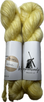 Koperdraadje kid mohair Boter