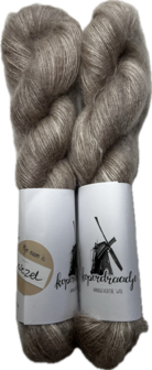 Koperdraadje kid mohair Kiezel