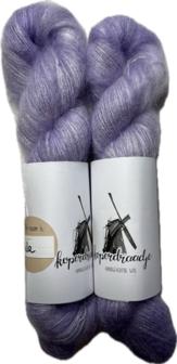Koperdraadje kid mohair Lila