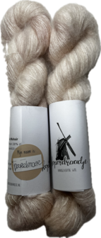 Koperdraadje kid mohair Parelmoer