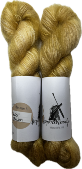 Koperdraadje kid mohair rietpluim