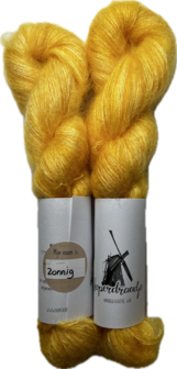 Koperdraadje kid mohair Zonnig