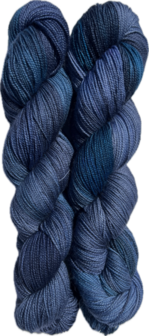 Koperdraadje merino sok &quot;Denim&quot;