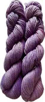 Koperdraadje Merinowol/katoen DK kleur lila