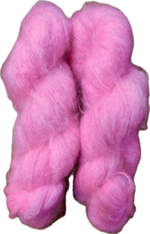 Koperdraadje fluff 707 knalroze
