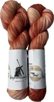 Koperdraadje merino sok HT kleur &quot;Zeester&quot;