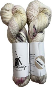 Koperdraadje merino sok HT kleur &quot;Spetters&quot;