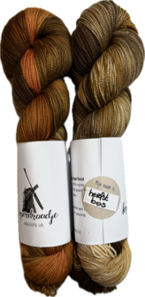 Koperdraadje merino sok HT kleur &quot;Herfstbos&quot;