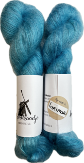 Kid mohair hand geverfd kleur &quot;Larimar&quot;