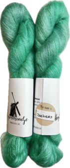 Kid mohair hand geverfd kleur &quot;Zeebries&quot;