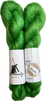 Kid mohair hand geverfd kleur &quot;Kikker&quot;