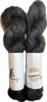 Kid mohair hand geverfd kleur &quot;Donderbui&quot;