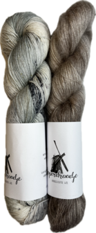 Makkie wol pakket Merino sok/kid mohair, inclusief patroon (NL)