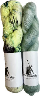Makkie wol pakket Merino sok/kid mohair, inclusief patroon (NL)