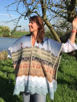 Strand shawl binnenkort te koop als patroon