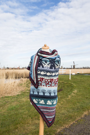 Koperdraadje Kinderdijk Shawl