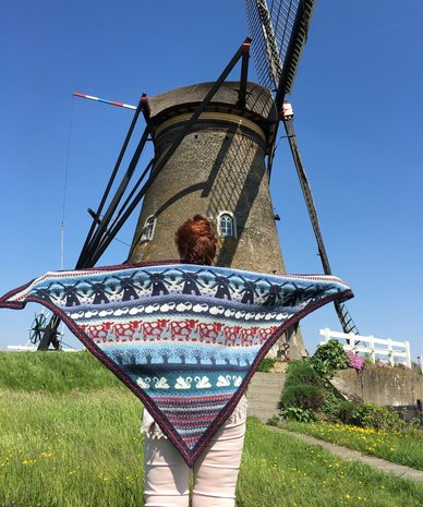 Koperdraadje Kinderdijkshawls