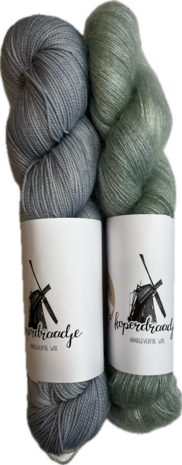 Makkie wol pakket Merino sok/kid mohair, inclusief patroon (NL)