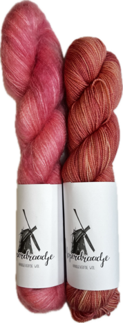 Makkie wol pakket Merino sok/kid mohair, inclusief patroon (NL)