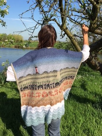 Strand shawl binnenkort te koop als patroon