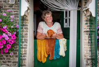 Breiprojecten van hand geverfde wol, vakantielamp, prijs, Punky en Kippie