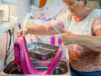 Summerlace, gehaakte spencer, fietsen, kuikens