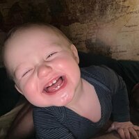 Bijna leeg, inspiratie, Dieks 1 jaar, visite in de tuin!