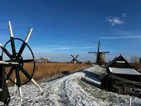 Handwerkbeurs Houten, sneeuw