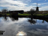 Handwerkdag, wol verven, jarige muts, regen en mijn schaduw