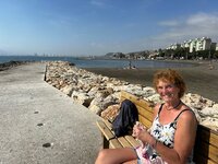 Minivakantie in Spanje, leuke plannen, sokken breien, weer thuis, Punky