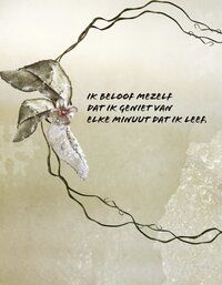 Breiwerken, verdrietig, geniet van iedere minuut van je leven